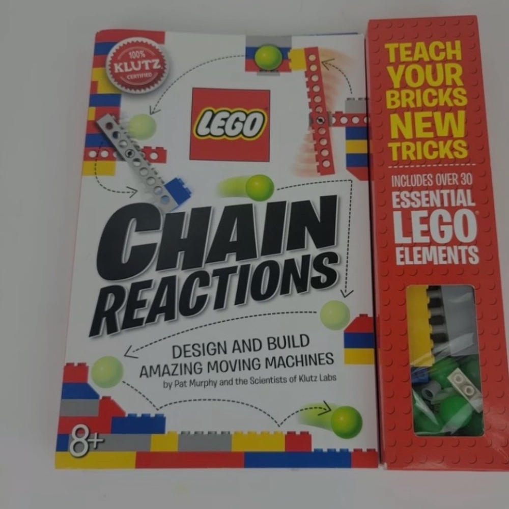 Lego Chain Reactions: Design and Build Amazing Moving Machines Klutz book